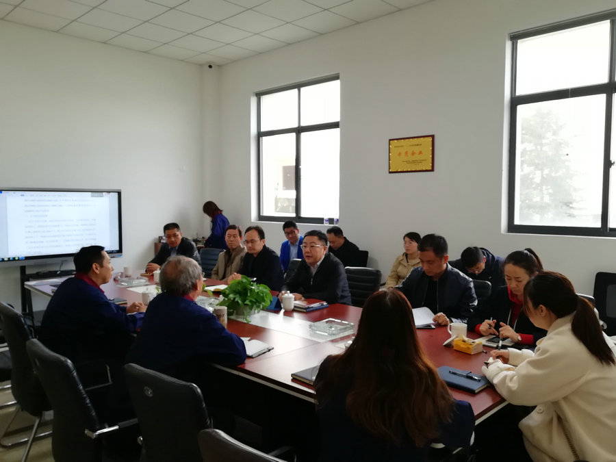 西安市臨潼區(qū)領(lǐng)導(dǎo)來我公司視察